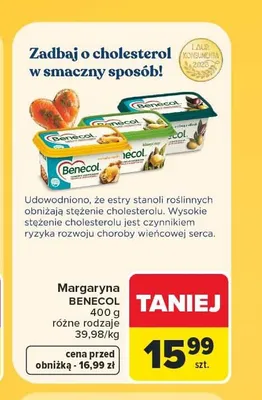 Margaryna Benecol promocja w Carrefour