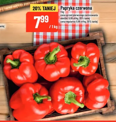 Papryka czerwona promocja w POLOmarket
