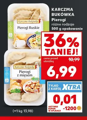Pierogi z mięsem Karczma Bukówka promocja w Kaufland
