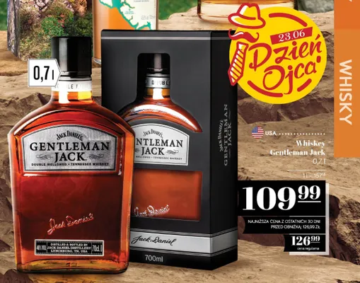 Whiskey Jack Daniel's Gentleman Jack promocja w POLOmarket
