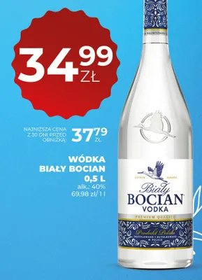 Wódka Biały Bocian promocja w Duży Ben