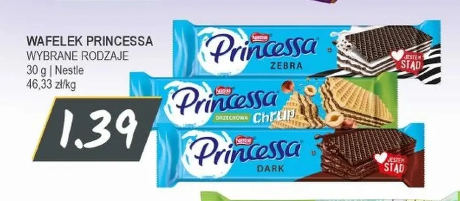 Wafelek Princessa Dark promocja w Słoneczko