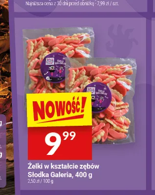 Żelki w kształcie zębów Słodka Galeria promocja w Twój Market