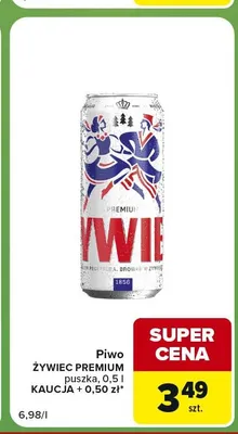 Piwo Żywiec Premium promocja w Carrefour Express