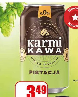 Piwo Karmi kawa pistacja promocja w Dino