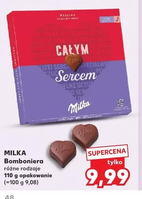 Bomboniera MILKA promocja w Kaufland