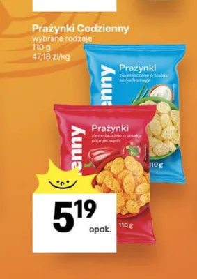 Prażynki ziemniaczane o smaku serka fromage Codzienny promocja w Delikatesy Centrum
