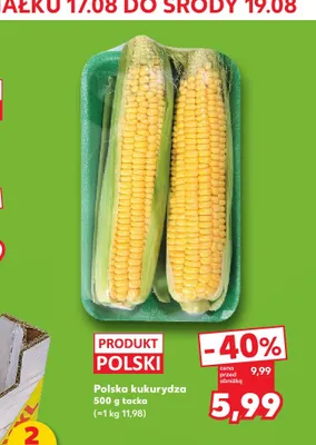 Kukurydza polska promocja w Kaufland