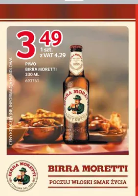 Piwo Birra Moretti promocja w Selgros