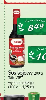 Sos sojowy TaoTao promocja w CEZAR Delikatesy