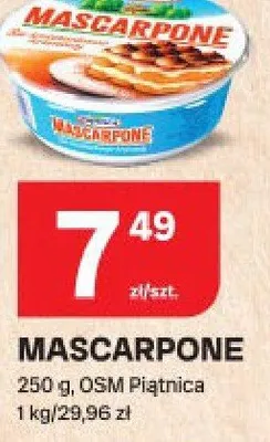Mascarpone promocja w Chorten