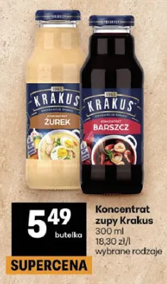 Koncentrat zupy Krakus promocja w Delikatesy Centrum