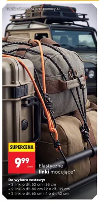 Elastyczne linki mocujące Niteo 65 cm i 42 cm promocja w Biedronka