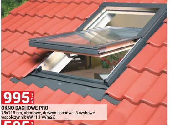 Okno dachowe PRO promocja w Merkury Market