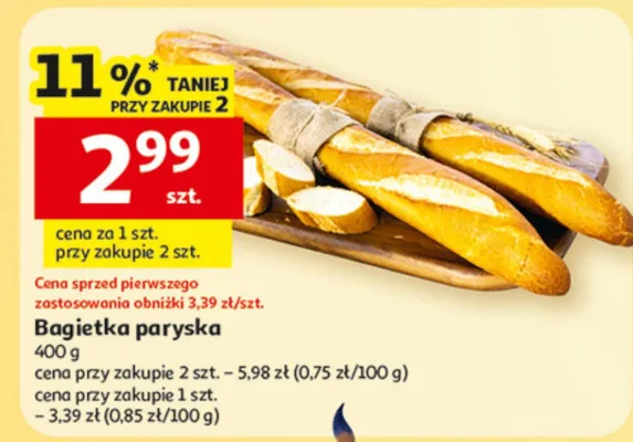 Bagietka paryska promocja w Auchan