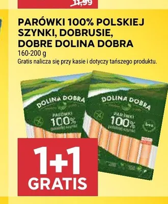 Parówki Dobrusie Dolina Dobra promocja w Stokrotka