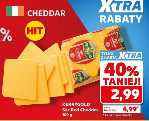 Ser Red Cheddar Kerrygold promocja w Kaufland