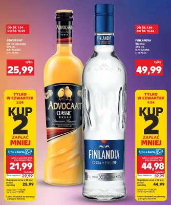 Likier jajeczny promocja w Kaufland