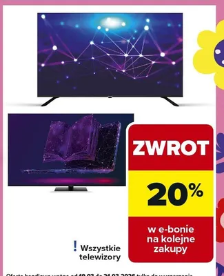 Telewizory wszystkie promocja w Carrefour Market