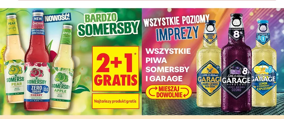 Piwo Somersby Pear promocja w Biedronka