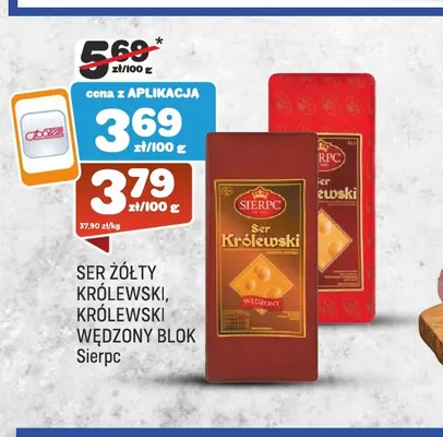 Ser żółty Królewski blok Sierpc promocja w Społem Praga