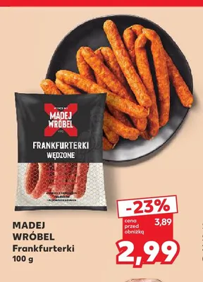 Frankfurterki Madej Wróbel promocja w Kaufland