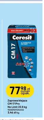 Zaprawa klejąca Cm 17 Pro No Limit Ceresit promocja w Castorama