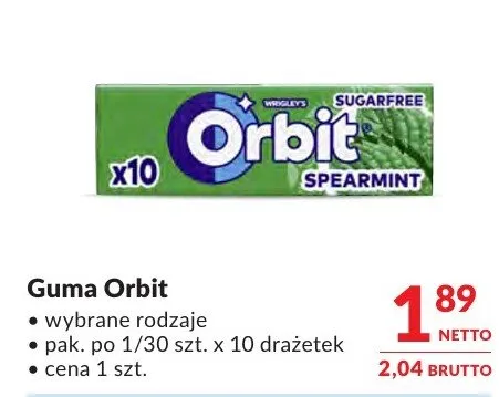Guma Orbit Spearmint promocja w Makro