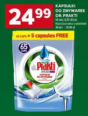 Kapsułki do zmywarek Dr. Prakti promocja w Stokrotka