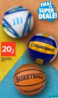 Piłka do koszykówki MaxSport promocja w Dealz