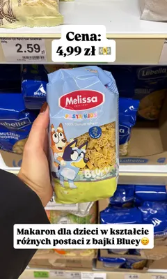 Makaron Melissa Pasta Kids Bluey promocja w Dino