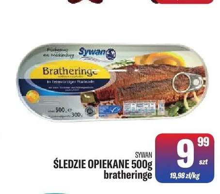 Śledzie opiekane Sywan bratheringe promocja w Tomi Markt