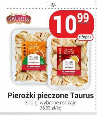 Pierożki pieczone Taurus promocja w Delikatesy Sezam