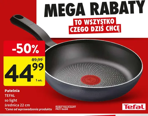 Patelnia so light średnica 22 cm promocja w Intermarche