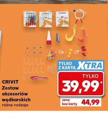 Zestaw akcesoriów wędkarskich Crivit promocja w Kaufland