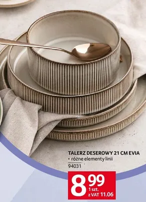TALERZYK DESEROWY 21 CM EVIA promocja w Selgros