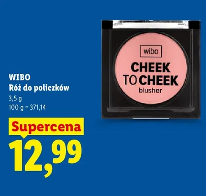 Róż do policzków Wibo Cheek to promocja w Lidl