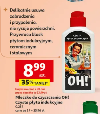 Mleczko do czyszczenia czysta płyta indukcyjna promocja w Auchan