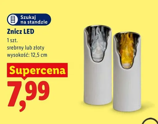 Znicz LED promocja w Lidl
