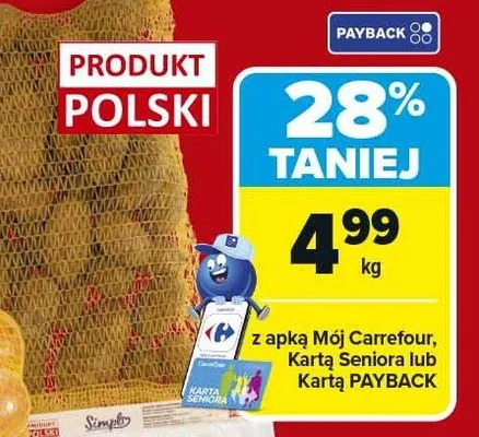 Ziemniaki promocja w Carrefour