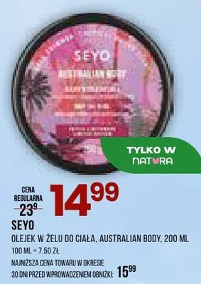 Peeling w żelu do ciała, Australian Body promocja w Drogerie Natura