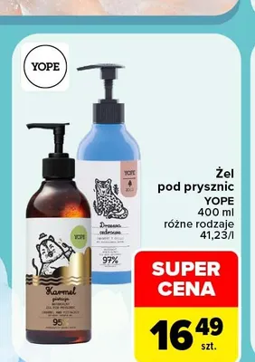 Żel pod prysznic latte promocja w Carrefour