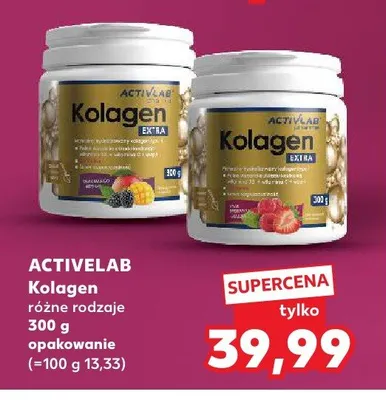 Kolagen Activlab Kolagen Extra brzoskwiniowo-pomarańczowy promocja w Kaufland