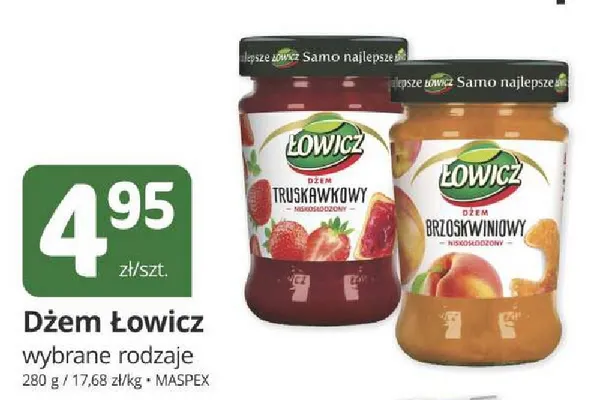 Dżem truskawkowy Łowicz promocja w Marketvita