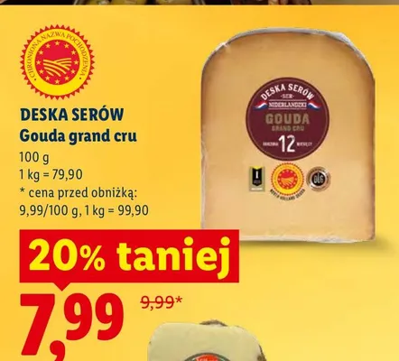 Ser Gouda grand cru promocja w Lidl