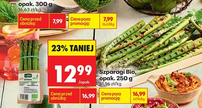 Szparagi Bio Go Bio promocja w Biedronka