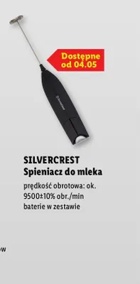 Ręczny spieniacz do mleka (batrie w zestawie) promocja w Lidl