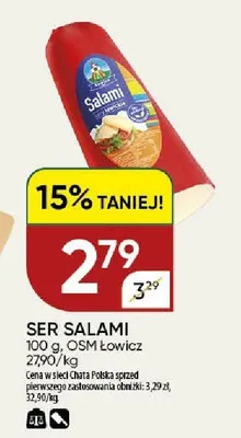 Ser Salami OSM Łowicz promocja w Chata Polska