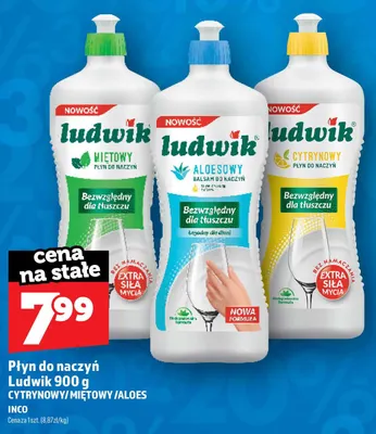 Płyn do naczyń Ludwik aloes promocja w TOPAZ