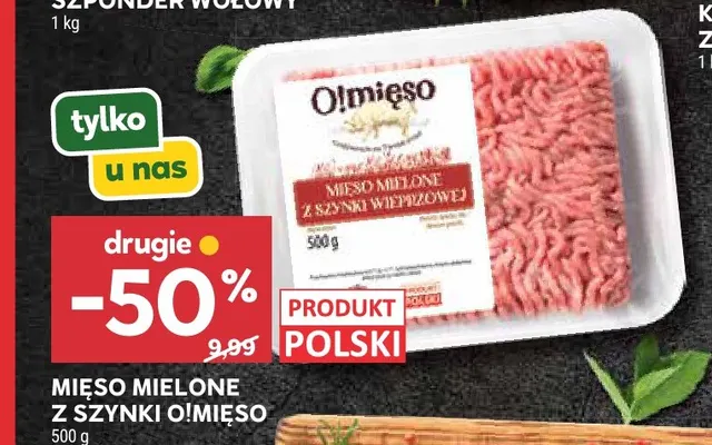 Mięso mielone z szynki O!Mięso promocja w Stokrotka